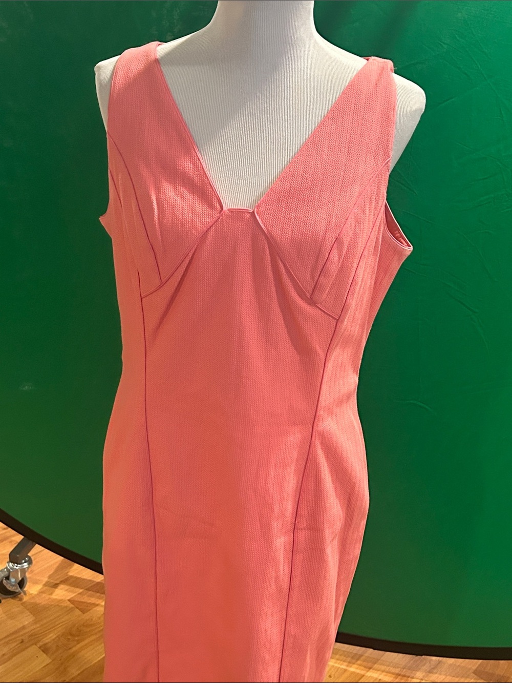 Etcetera Coral Pink Midi Dress